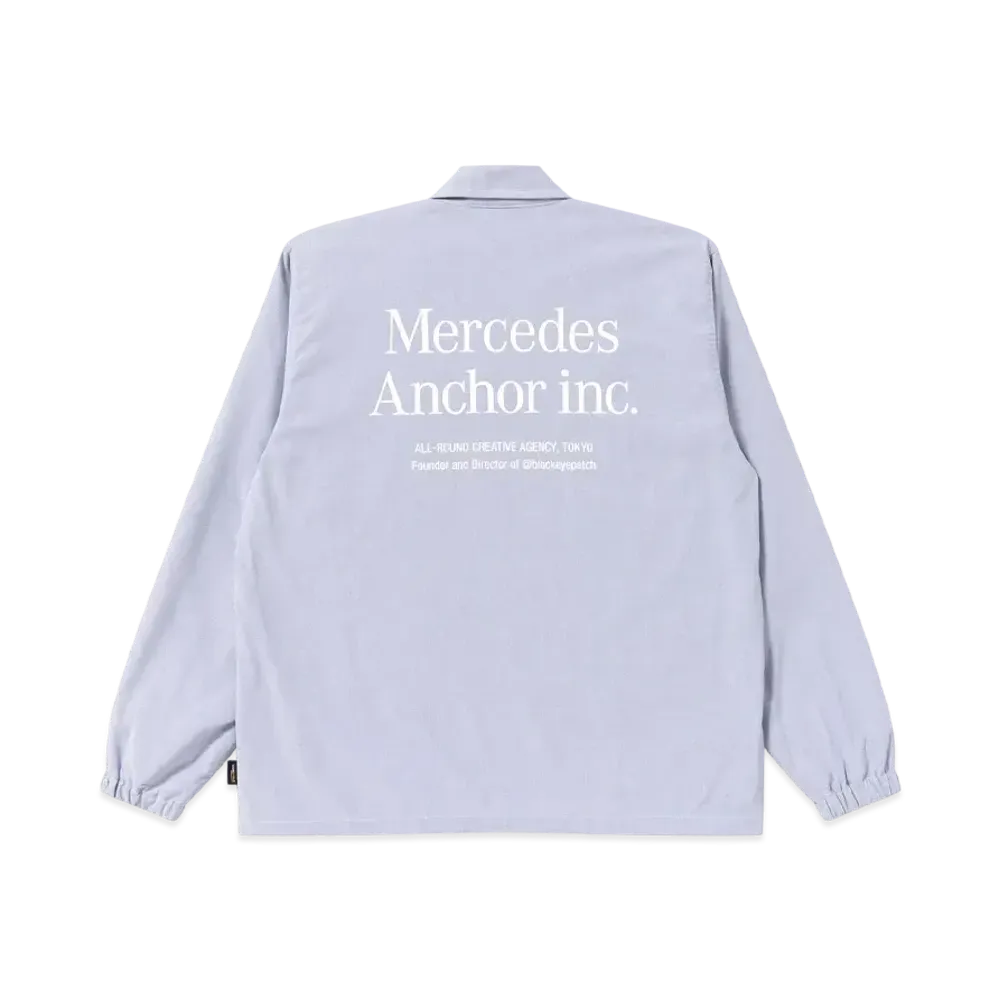 Mercedes Anchor Inc. Nylon OxFord Shirt Jacket "Light Purple"