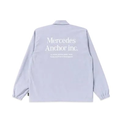 Mercedes Anchor Inc. Nylon OxFord Shirt Jacket "Light Purple"