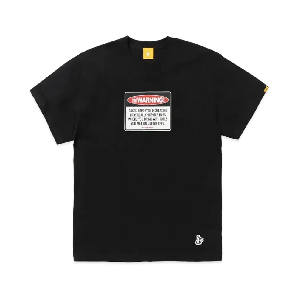 FR2 Warning Statement T-shirt "Black"