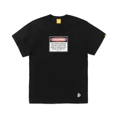 FR2 Warning Statement T-shirt "Black"