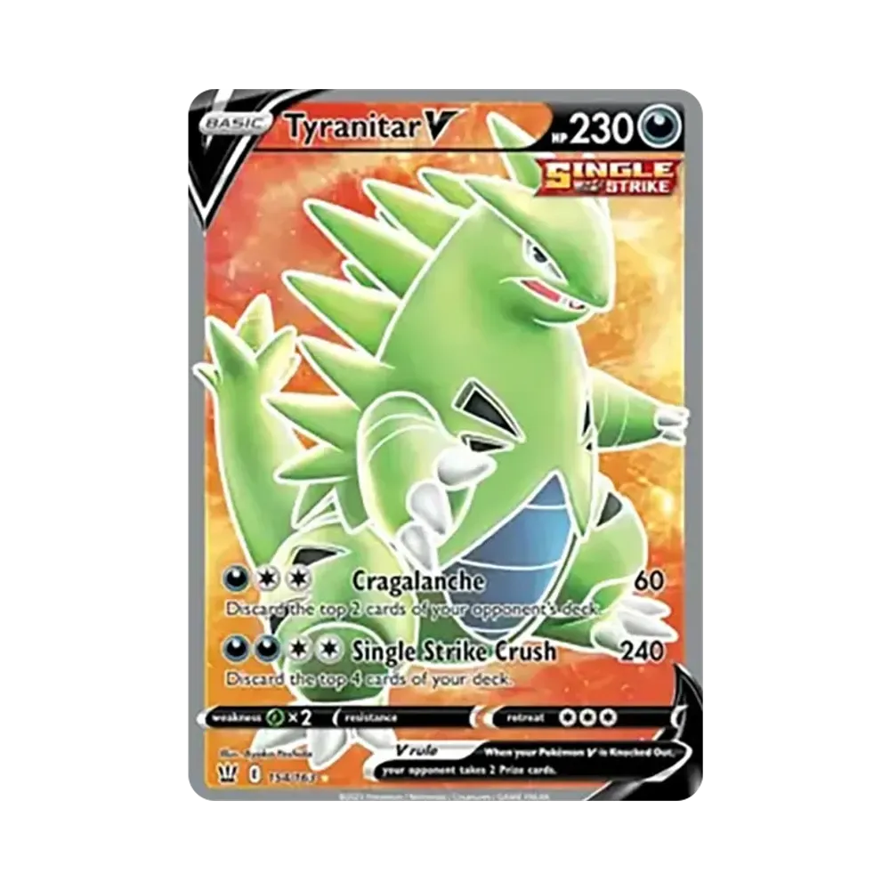 バンギラスV UR [154/163]【英語版】(ソード&シールド「バトルスタイルズ」)