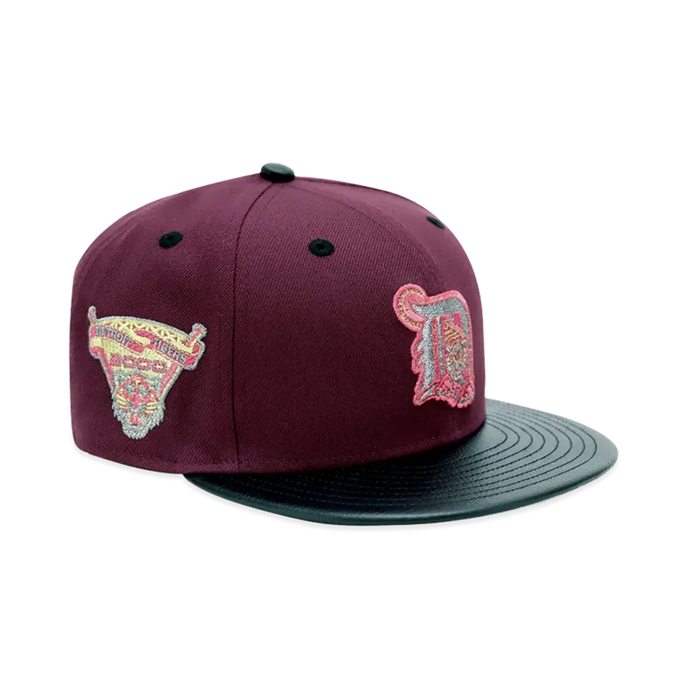 NEW ERA x THE CAP 59Fifty LVSR Series Detroit Tigers "Maroon"
