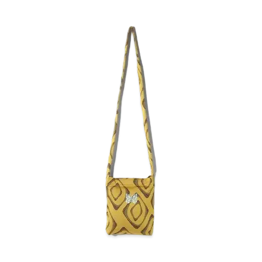 Needles for NEPENTHES WOMAN Mini Book Bag - Poly Jacquard "Yellow"