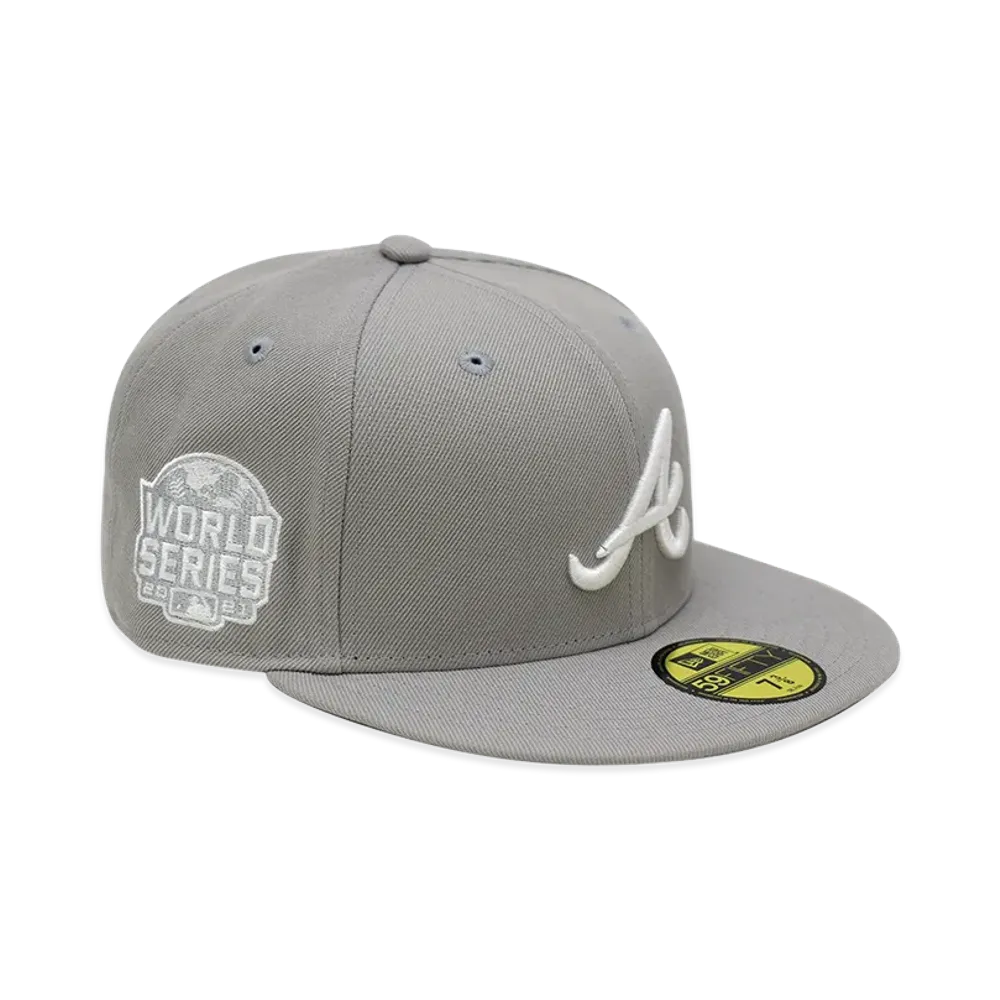 NEW ERA x THE CAP 59Fifty Semi Urban Atlanta Braves "Gray"