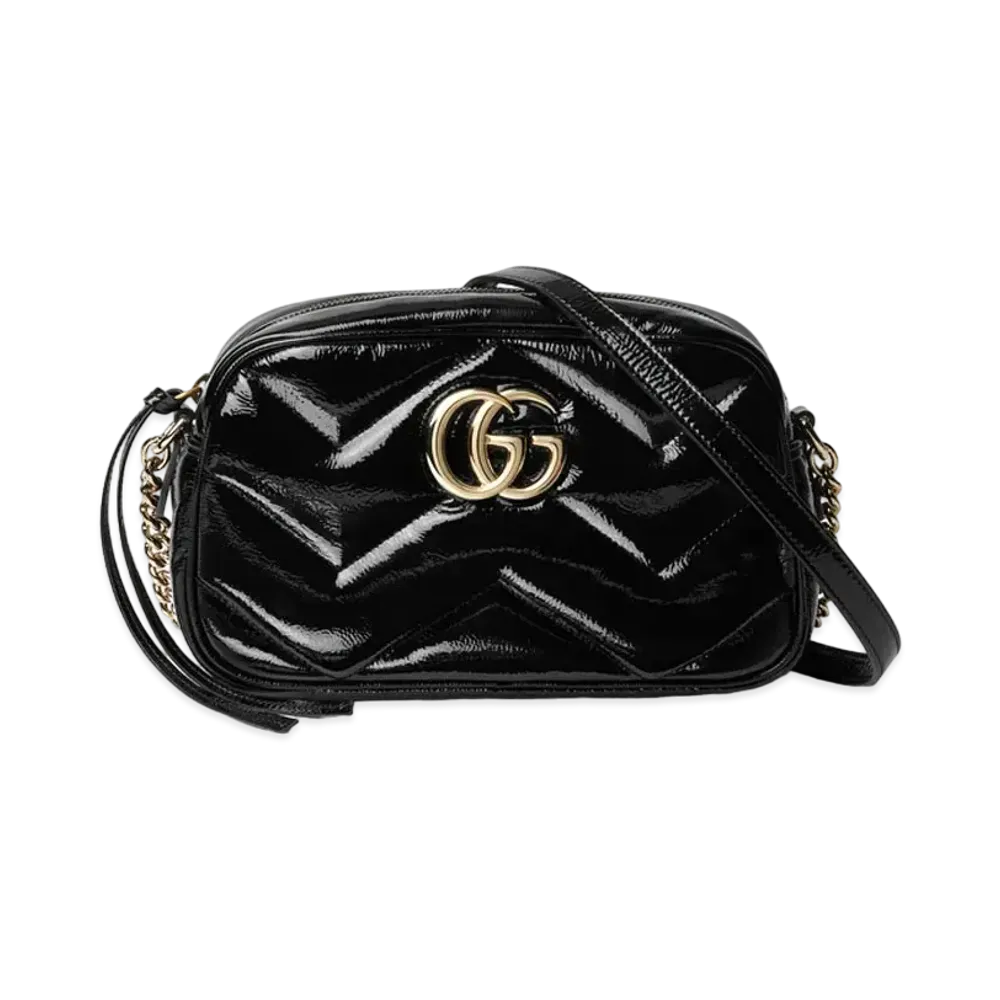 GUCCI GG Marmont Small Shoulder Bag "Black"