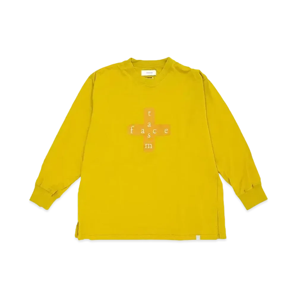 FACETASM CROSSLOGO SLEEVE TEE "GOLD"