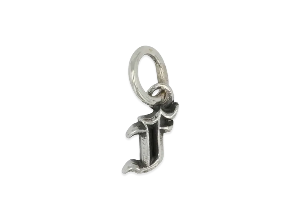 Chrome Hearts Alphabet Stack Charm F Initial Charm "Silver"