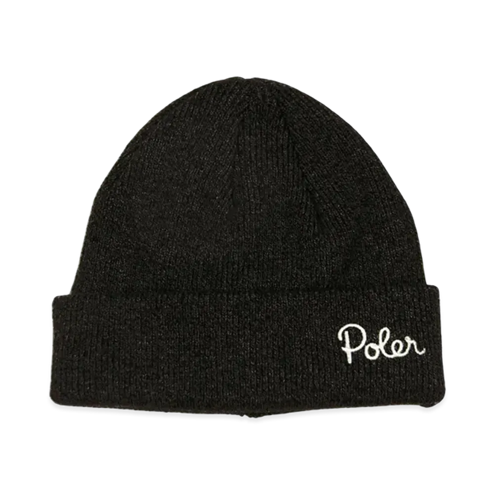POLeR Shallow Beanie "Black"