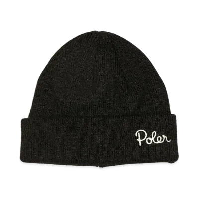 POLeR Shallow Beanie "Black"