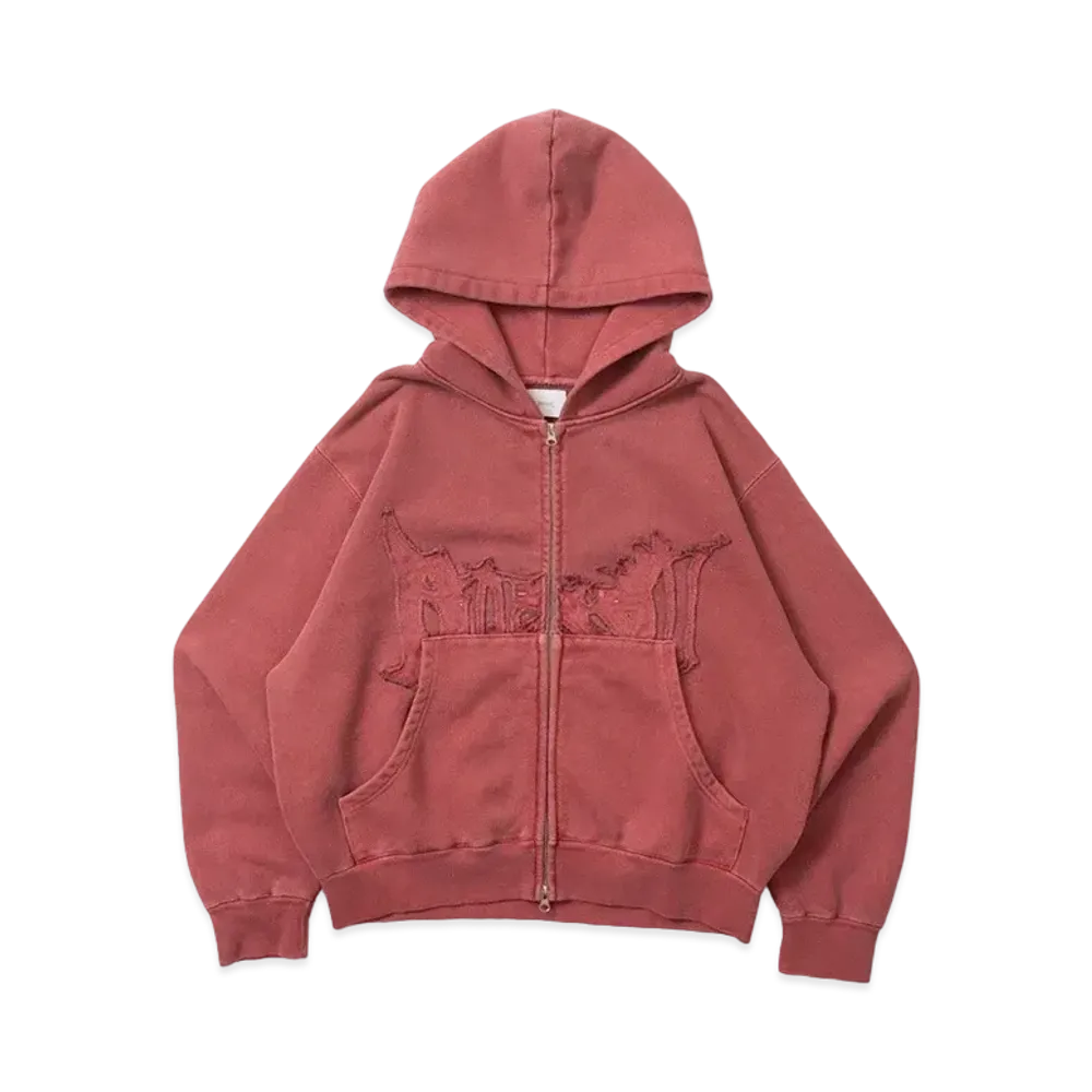 BLESS U Bless U Pigment Zip Hoodie 