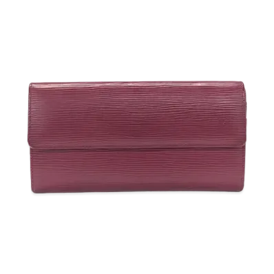 Louis Vuitton Sarah Wallet Epi "Fuchsia"