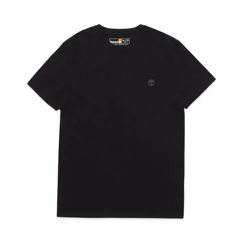 Timberland Men's Short Sleeve Dunstan River Jersey Crew Tee "Black Pavement"