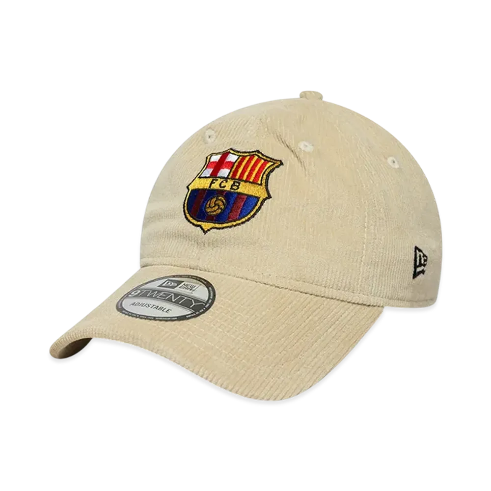 NEW ERA x FC Barcelona 9TWENTY Logo Corduroy "Stone"