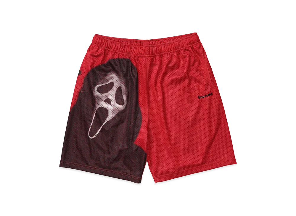 Supreme Ghostface Mesh Short "Red"