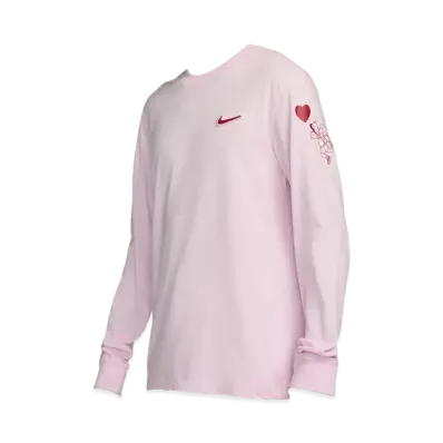 Nike Sports Wear Valentine's Day Long Sleeve Tee "Pink Form"