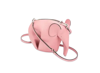 LOEWE Mini Elephant Bag In Classic Calfskin "Candy"