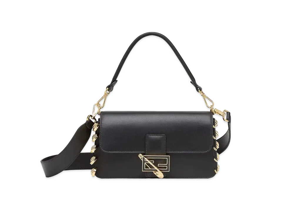 FENDI x Versace Fendace Black Leather Bag "Black"