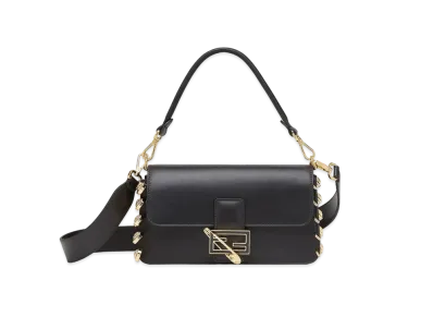 FENDI x Versace Fendace Black Leather Bag "Black"