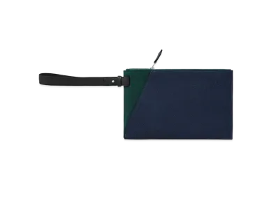 Hermes Clutch Bag Cabavertage 24 Color Block "Vert"