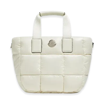 MONCLER Caradoc Mini Tote Bag "White"