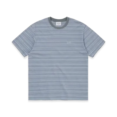 thisisneverthat Washed Striped Tee "Blue"