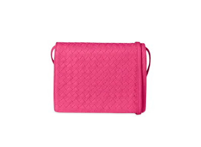 Bottega Veneta Lambskin Hand Bag "Pink"