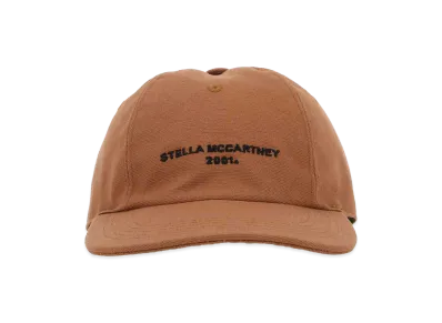 STELLA McCARTNEY Women's Caramel Cotton Blend Baseball Cap "Camel"