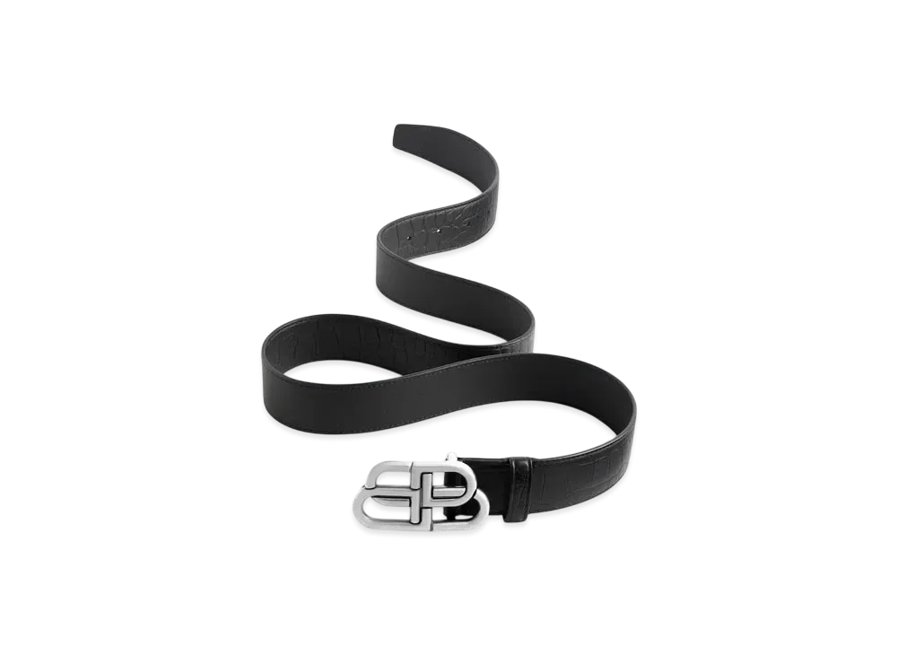 BALENCIAGA BB Large Belt "Black"
