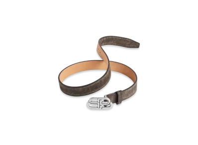 BALENCIAGA BB Large Belt "Brown"