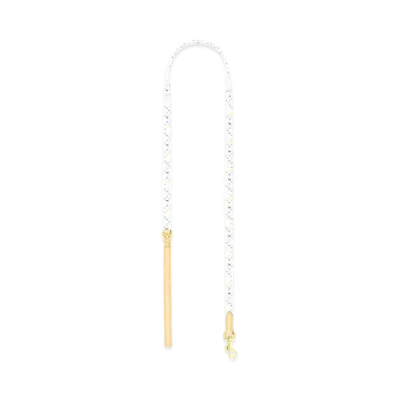 Louis Vuitton x Takashi Murakami Monogram Multicolor Dog Leash MM "Blanc"