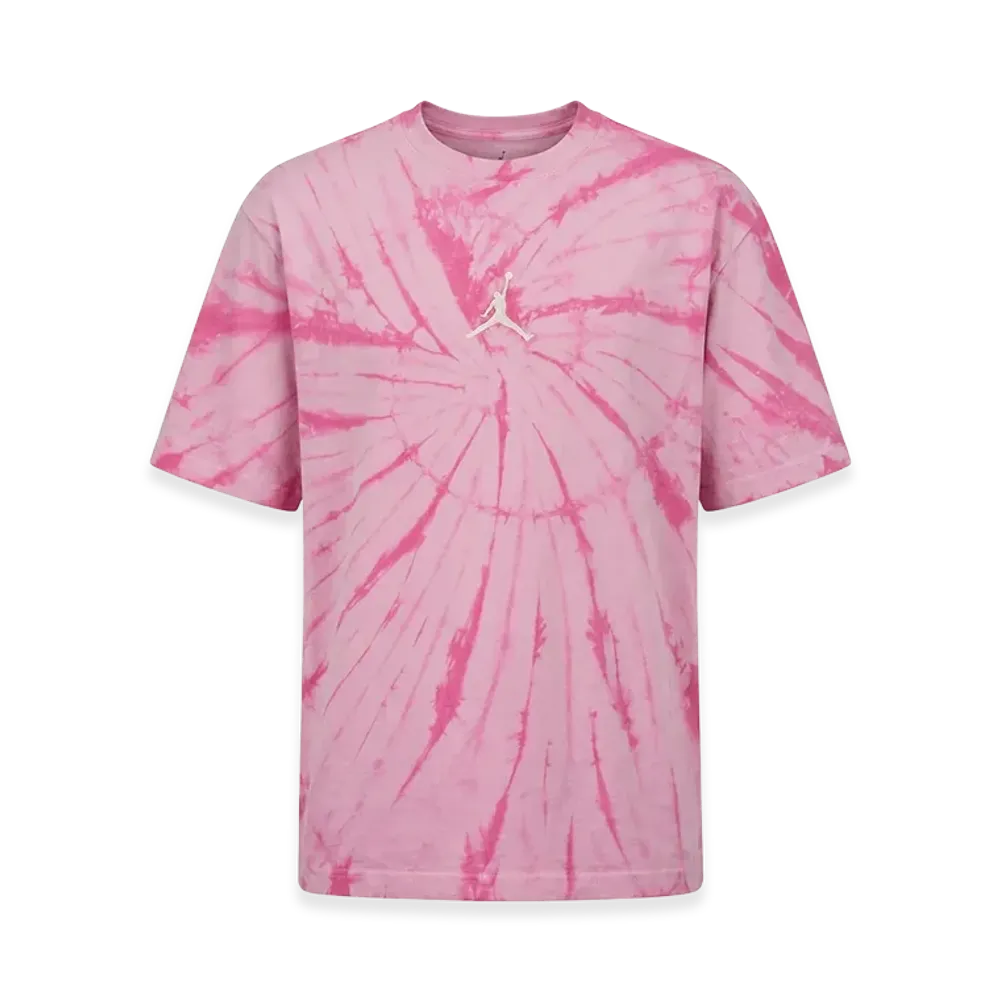 Nike Jordan Brooklyn Tie-Dye Festival T-Shirt "Ice Carmine/Pale Ivory"