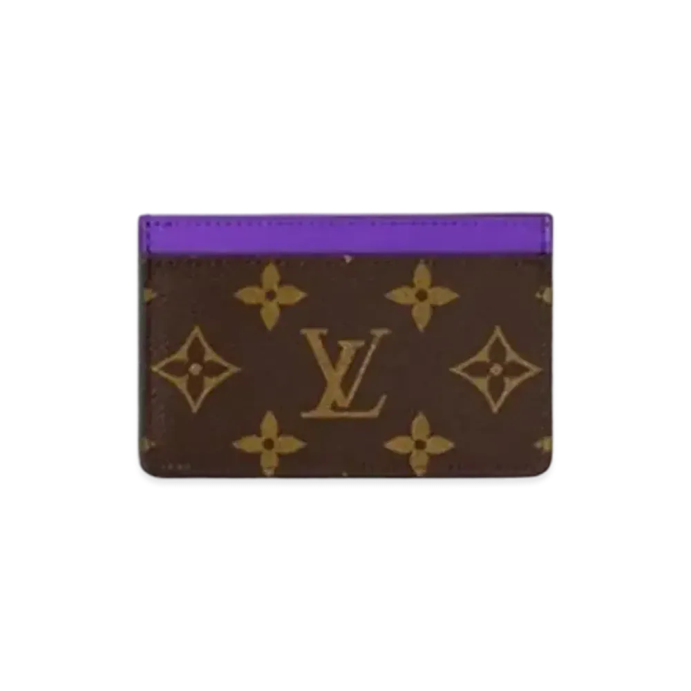 Louis Vuitton Card Holder PM Monogram Macassar "Violet Fonce"