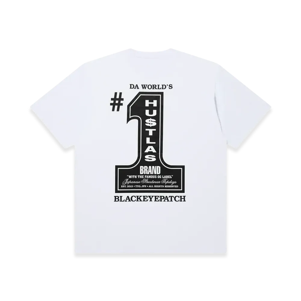 BlackEyePatch Number One Hustlas Tee "White"