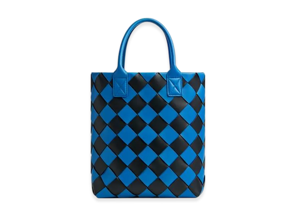 Bottega Veneta Maxi Intreccio Tote "Signal/Blue/Black"