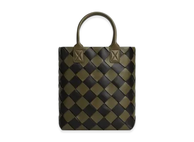 Bottega Veneta Maxi Intreccio Tote "Mustard/Black"