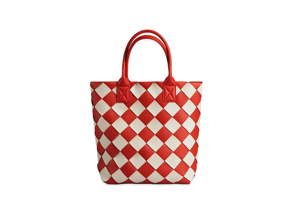 Bottega Veneta Cabat "Poppy/Mist"