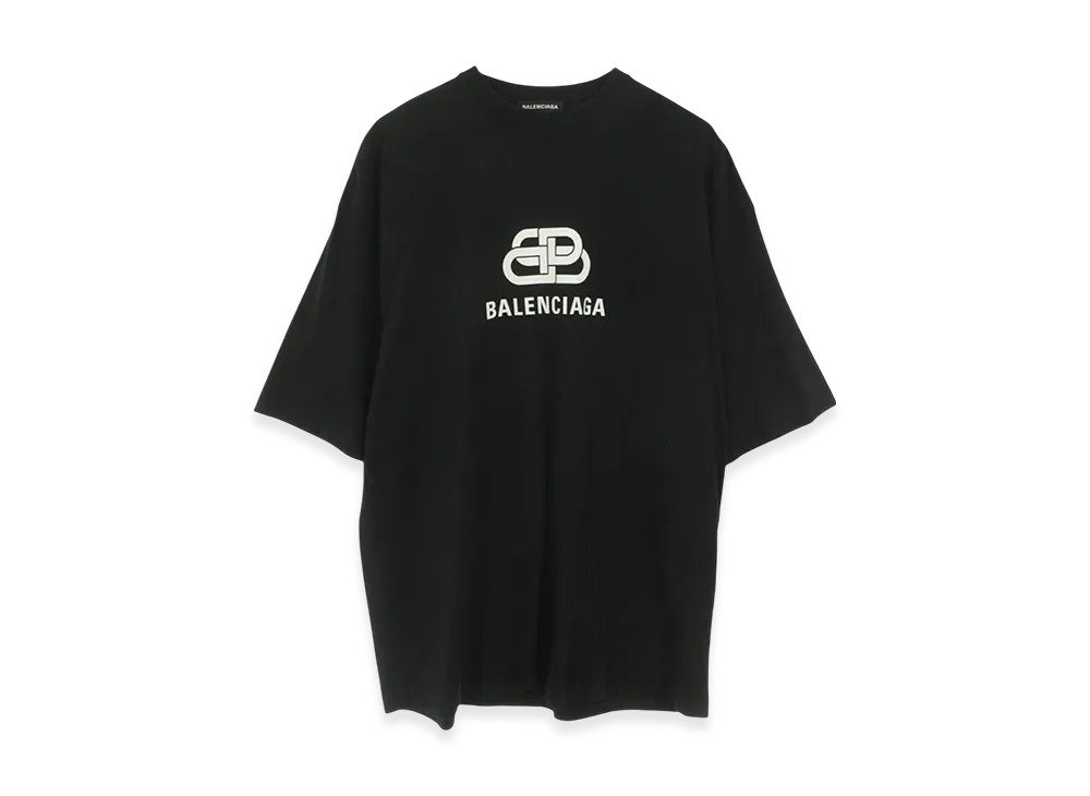 BALENCIAGA BB Logo Oversize T-Shirt "Black"