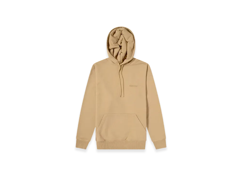 BALENCIAGA Chest BB Corp Logo Hoodie "Oat"