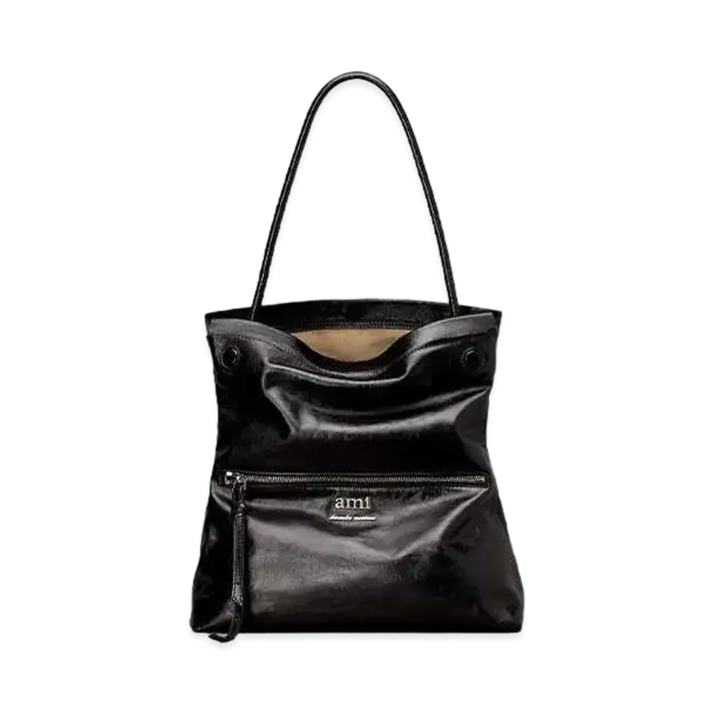 AMI PARIS Grocery Bag "Black"
