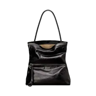 AMI PARIS Grocery Bag "Black"