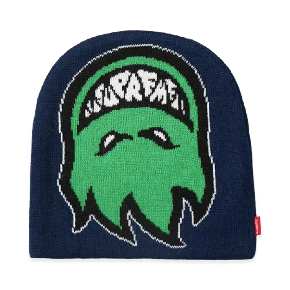 Supreme x Spitfire Beanie "Navy"