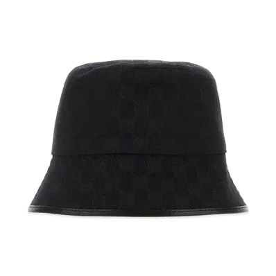 GUCCI Women's GG Fabric Bucket Hat "Black"