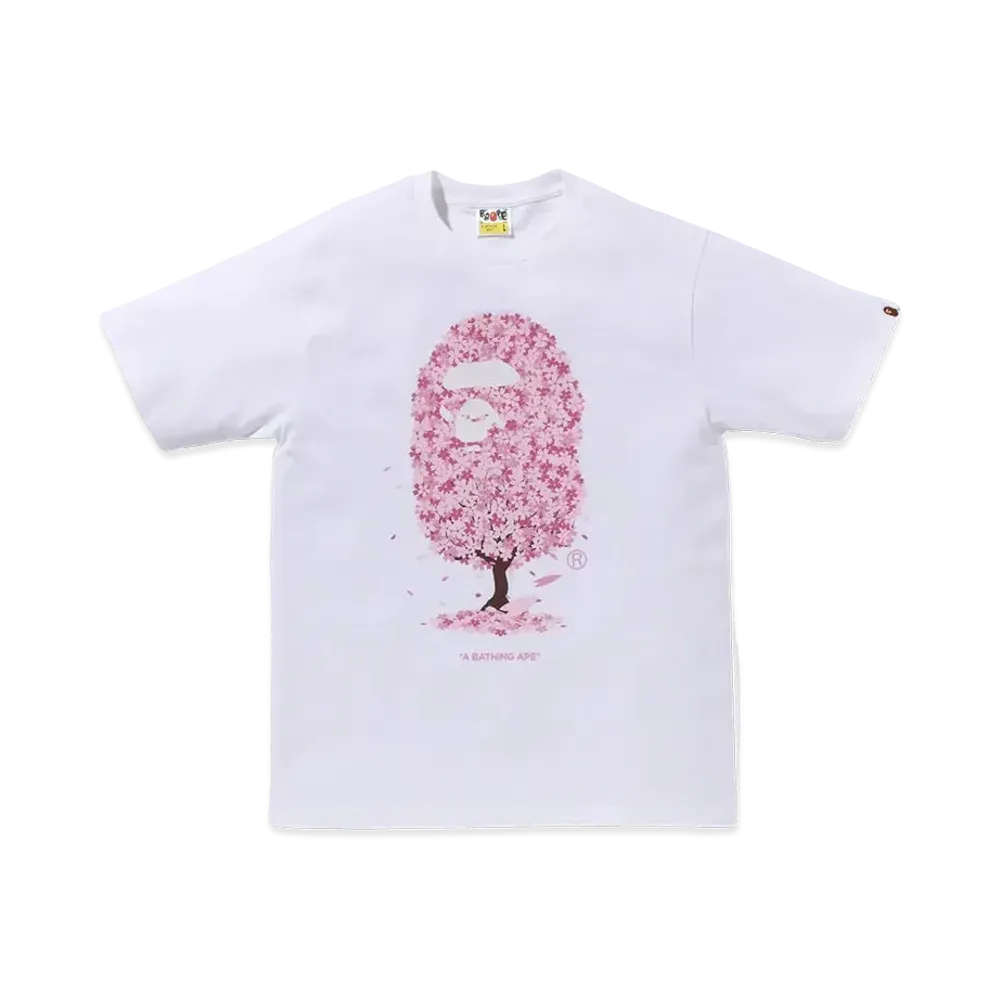 A BATHING APE Sakura Tee "White"