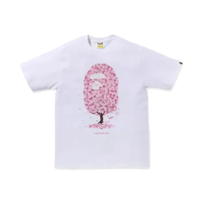 A BATHING APE Sakura Tee "White"