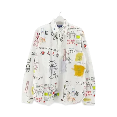 JUNYA WATANABE Cotton Broadprint Shirt Jean-Michel Basquiat "Multi"