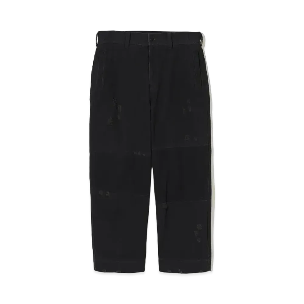 UNDERCOVER Cotton Twill Switching Pants "Black"