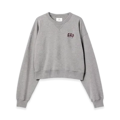 Gap x Victoria Beckham Women's French Terry Sweatshirt "Heather Gray"