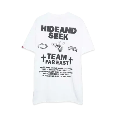 Hide and Seek Nail S/S Tee "WHITE"