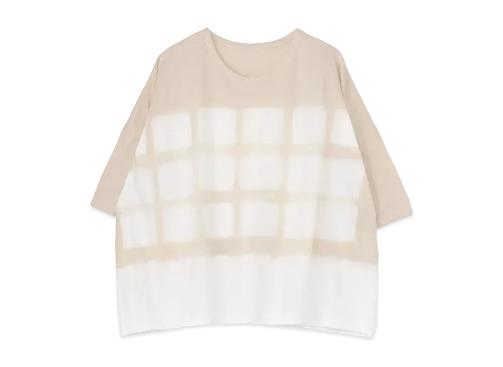 Yohji Yamamoto Y's STRONG TWIST BOARD DYE BIG T "Beige"