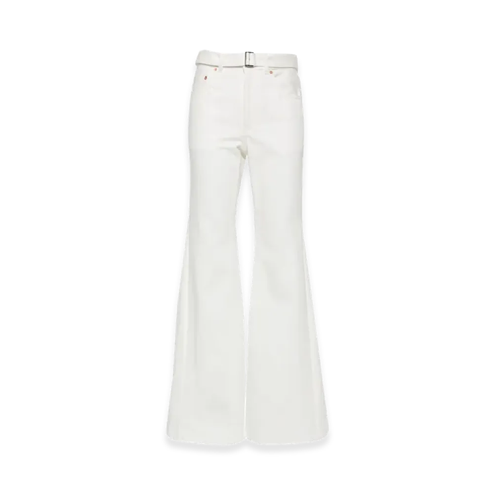 sacai Women's Jeans "White"